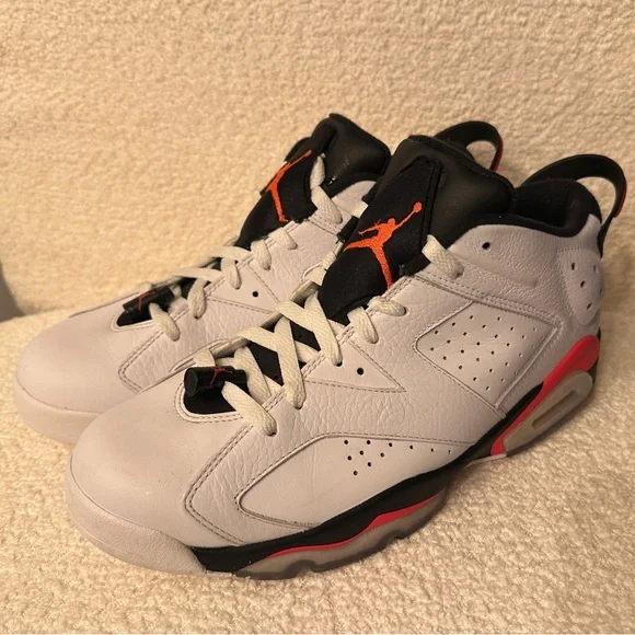 Air Jordan 6 Low Retro Infrared ‘15 sneakers size 10 men 11.5 women #304401123 - Picture 1 of 7